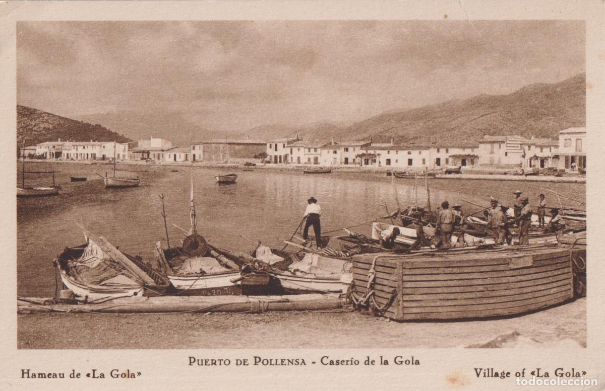 Postales: MALLORCA, PUERTO DE POLLENSA, CASERIO DE LA GOLA &ndash; COLECCION BESTARD &ndash; S/C