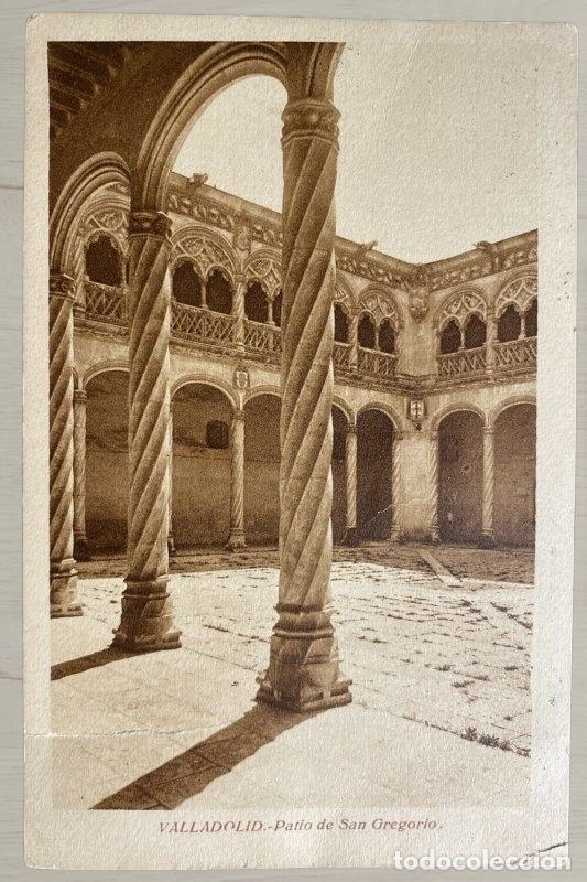 Postales: CPA Valladolid - Reverso Guerra Civil 1937 - Correo Militar Italiano CTV a Roma - Sello Italia y Mat