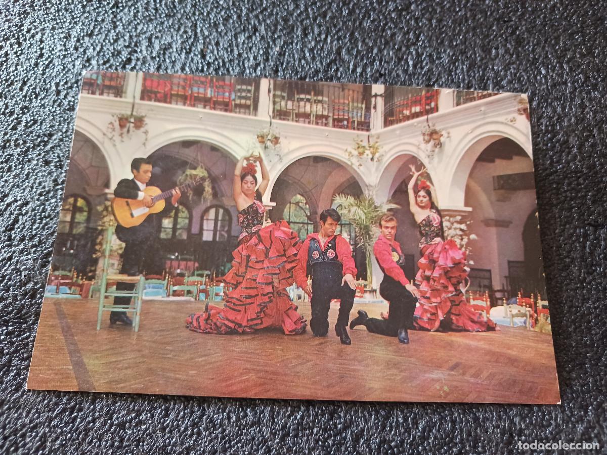 Postales: 1009 el relicario, ballet los flamencos, baile por soleares, foto sonadellas, escrita