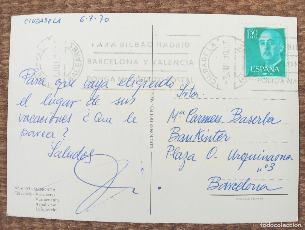 Postales: CIUDADELA - MENORCA - ED. DOLFO - Foto 2