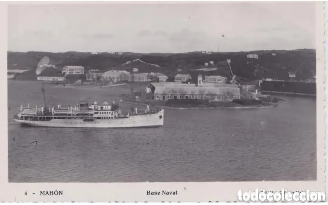 Postales: MAH&Oacute;N - MENORCA (ISLAS BALEARES) - BASE NAVAL - EDICI&Oacute;N J. PONS MOLL