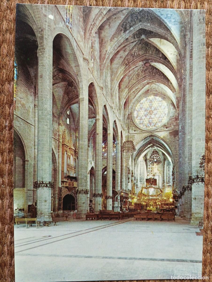 Postales: PALMA DE MALLORCA - INTERIOR DE LA CATEDRAL - A. CAMPA&Ntilde;A Y PUIG FERRAN