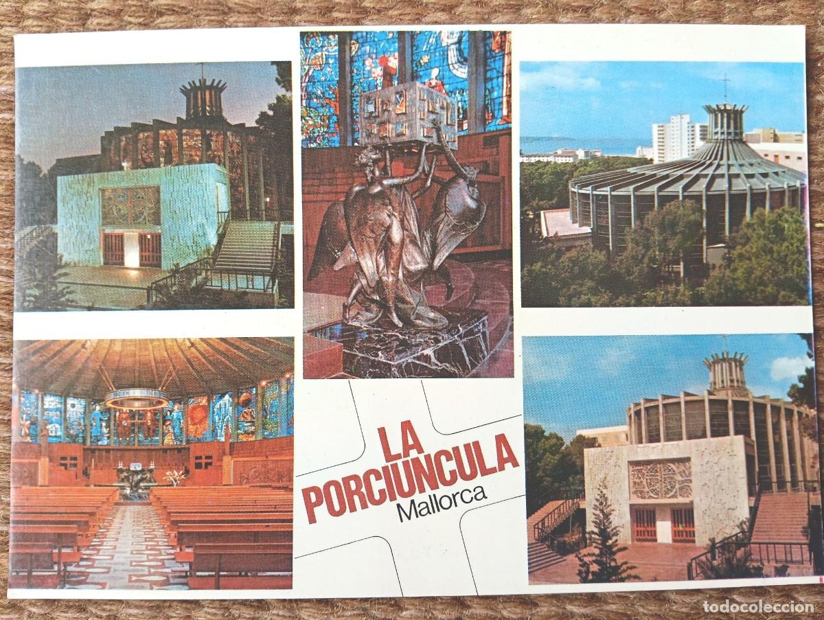 Postales: LA PORCIUNCULA - NTRA. SRA. DE LOS ANGELES - MALLORCA - ED. ICARIA