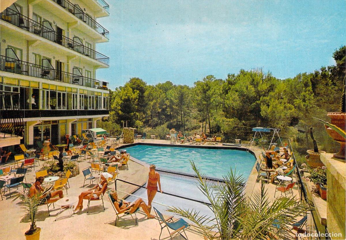 Postales: Postal Hotel Sol Pinos Arenal Mallorca Piscina y Solarium