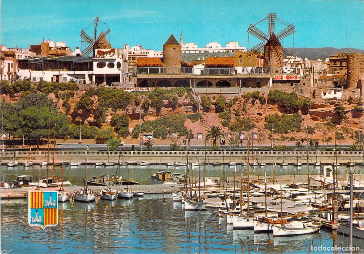 Postales: Postal de Palma de Mallorca - Viejos Molinos y Paseo Mar&iacute;timo