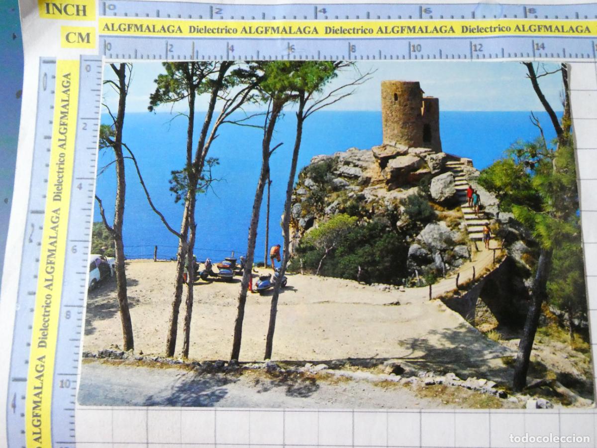 Postales: POSTAL DE MALLORCA. A&Ntilde;O 1971. ESTALLENCHS MIRADOR DE SES ANIMAS MOTOS VESPA 376 CYP. 2335