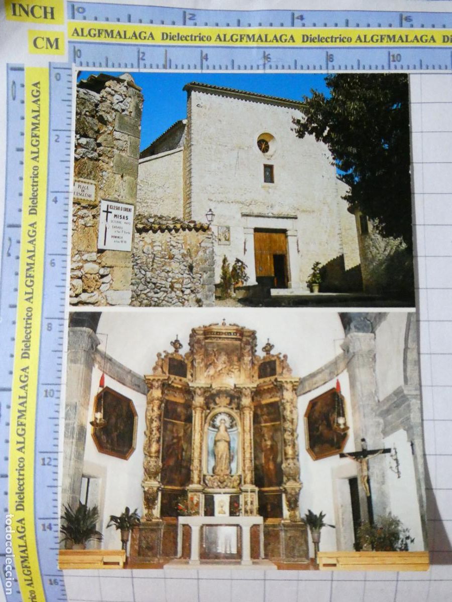 Postales: POSTAL DE MALLORCA. A&Ntilde;O 1975. ORIENT FACHADA DE LA IGLESIA . 2350