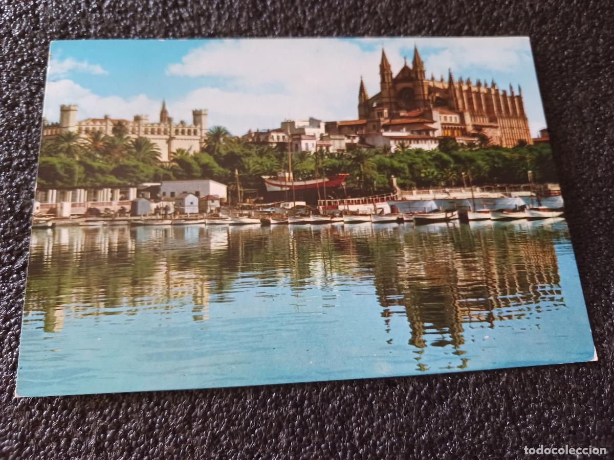 Postales: 220 palma de mallorca, la lonja y la catedral, ed. zerkowitz, circulada