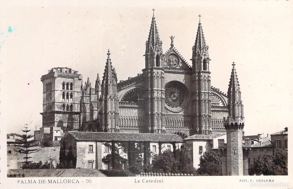 Postales: Postal de la Catedral de Mallorca - Palma de Mallorca