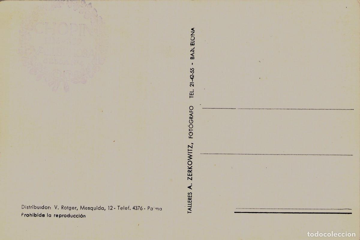 Postales: Postal de las manos de Fr&eacute;d&eacute;ric Chopin - Foto 2