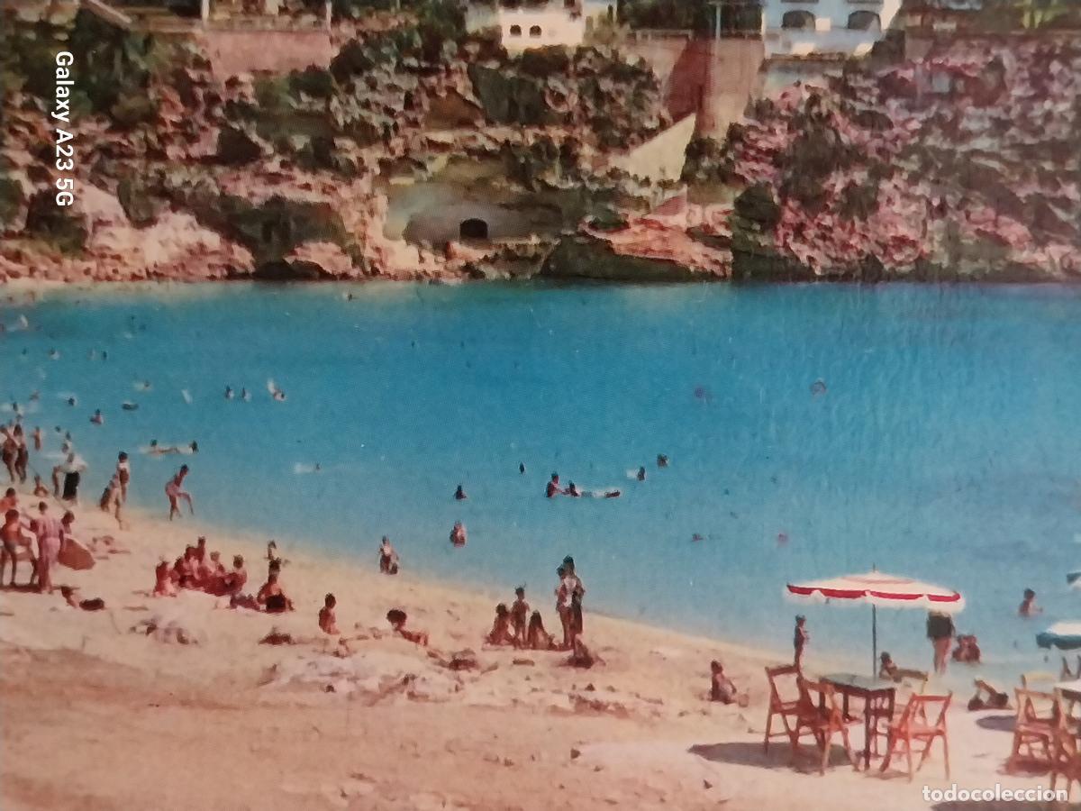 Postales: PLAYA PORTO CRISTO MALLORCA ED RAKER 28 SC ORIGINAL ANIMADA PLAYA SOMBRILLAS