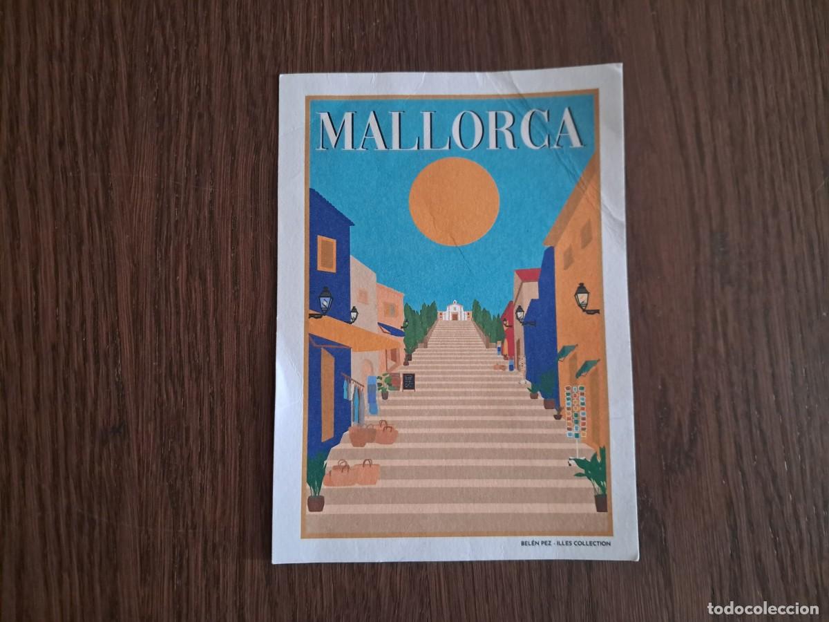 Postales: postal de publicidad, Mallorca, Belen Pez, Illes colection. Pollen&ccedil;a, el calvari.