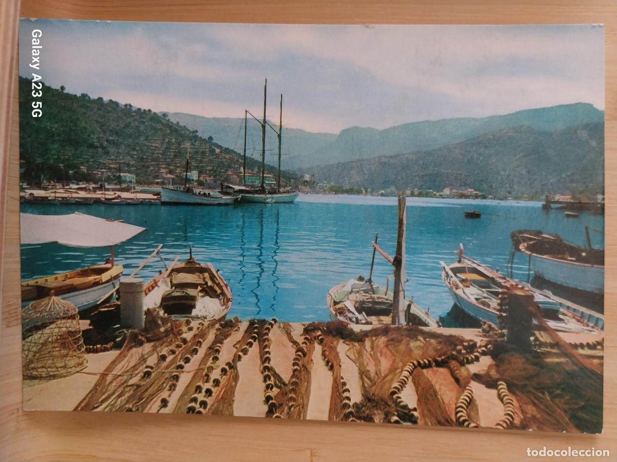 Postales: PUERTO SOLLER MALLORCA ED ARCHIVO ART&Iacute;STICO SC ORIGINAL SELLO HOTEL MIRAMAR