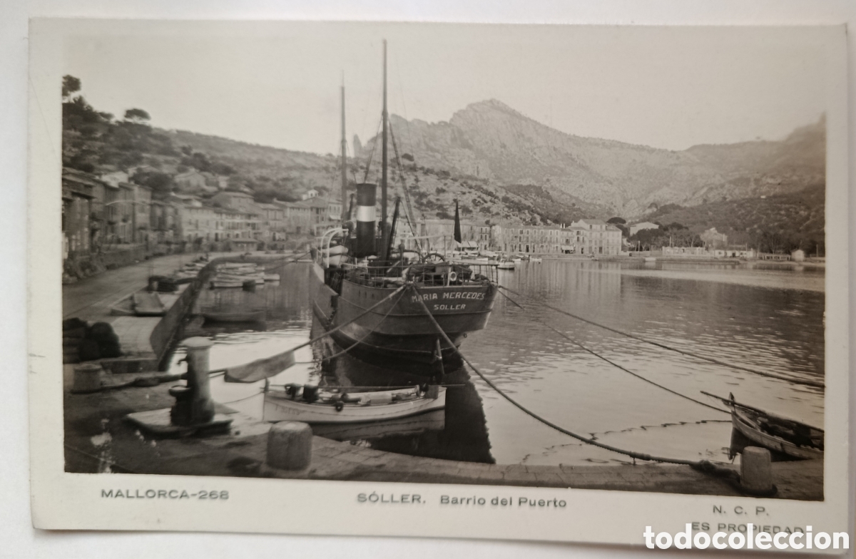 Postales: ANTIGUA POSTAL FOTOGRAFICA MALLORCA - SOLLER BARRIO DEL PUERTO