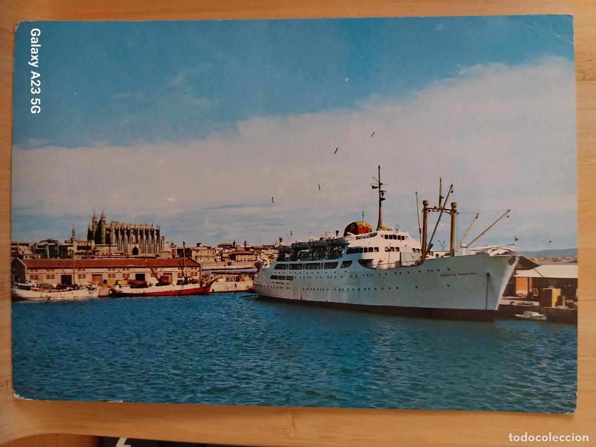 Postales: MUELLE PALMA MALLORCA ED GARRABELLA 19 SC ORIGINAL BARCO