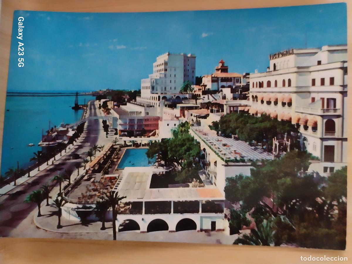 Postales: PASEO MARITIMO HOTELES PALMA MALLORCA ED PUIG CAMPA&Ntilde;A SERIE II 3300 SC ORIGINAL PISCINA ANIMADA