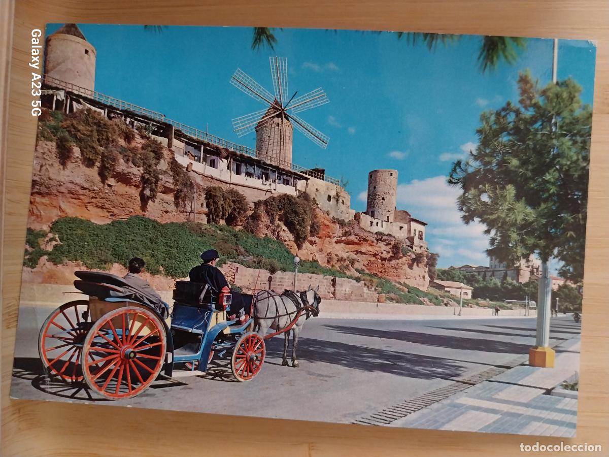 Postales: PASEO MARITIMO MOLINA DEL JONUQUET PALMA MALLORCA ED PLANAS 1021 SC ORIGINAL