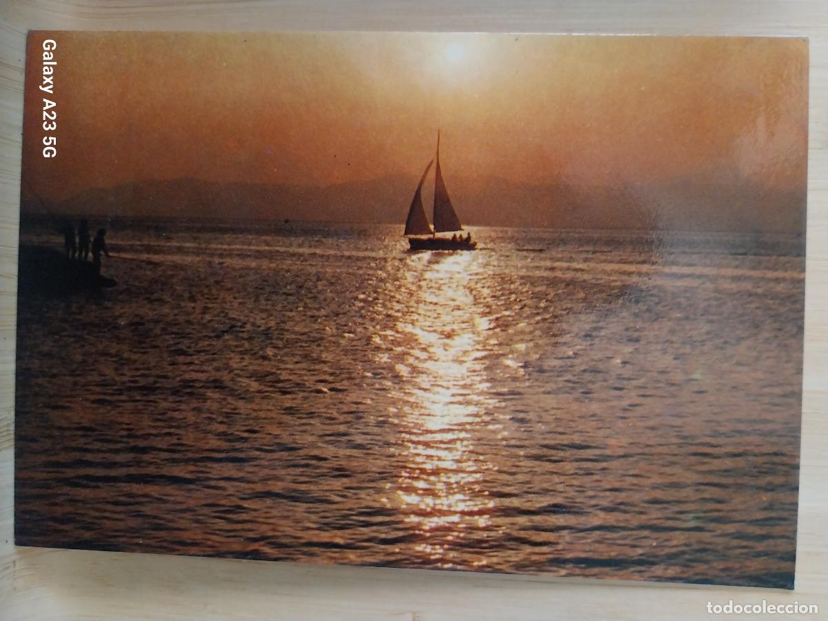 Postales: MALLORCA PUESTA DE SOL ED ICARIA 11088 SC ORIGINAL VELERO