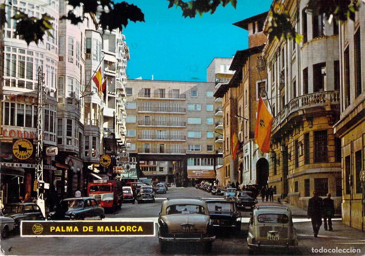 Postales: Postal de calle urbana en Palma de Mallorca