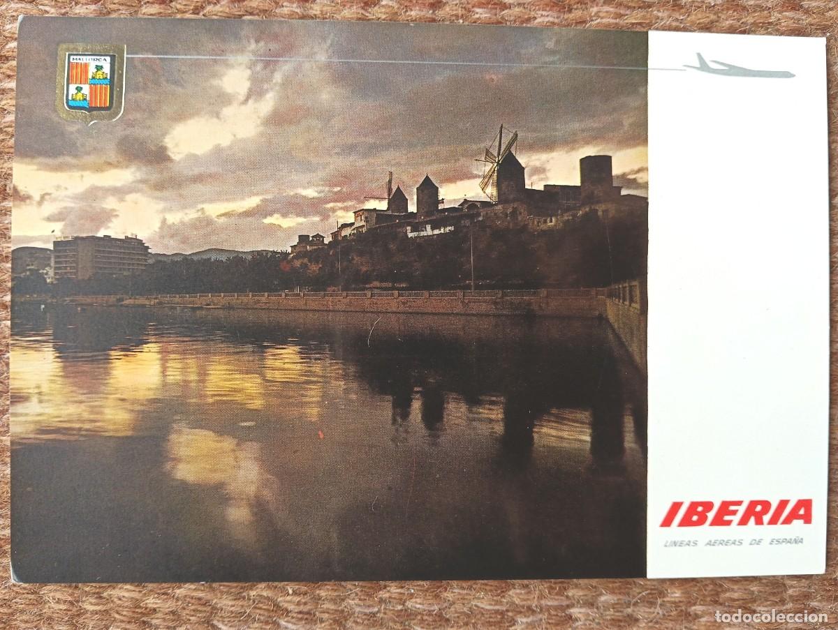 Postales: PALMA DE MALLORCA - PUBLICIDAD IBERIA LINEAS AEREAS