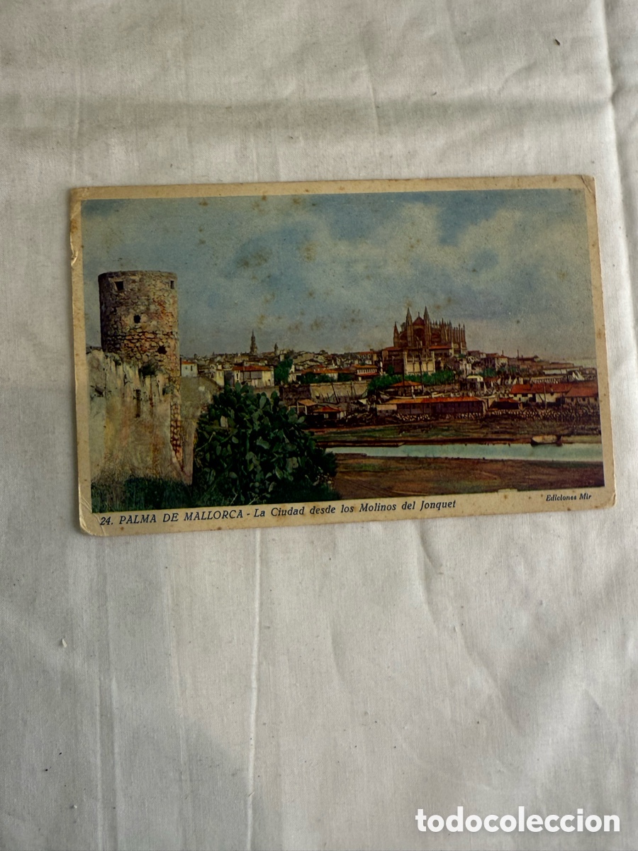 Postales: Postal Palma de Mallorca Molinos del Jonquet Color Original de la &eacute;poca Circulada