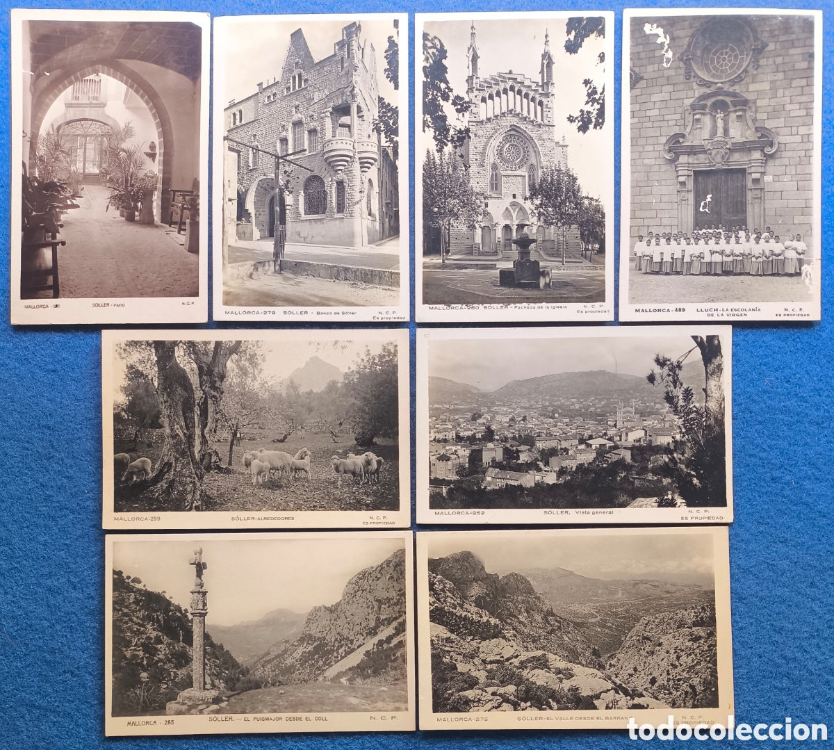 Postales: S&Oacute;LLER POSTAL FOTOGR&Aacute;FICA LOTE 8 N. C. P. MALLORCA BALEARS C. 1930
