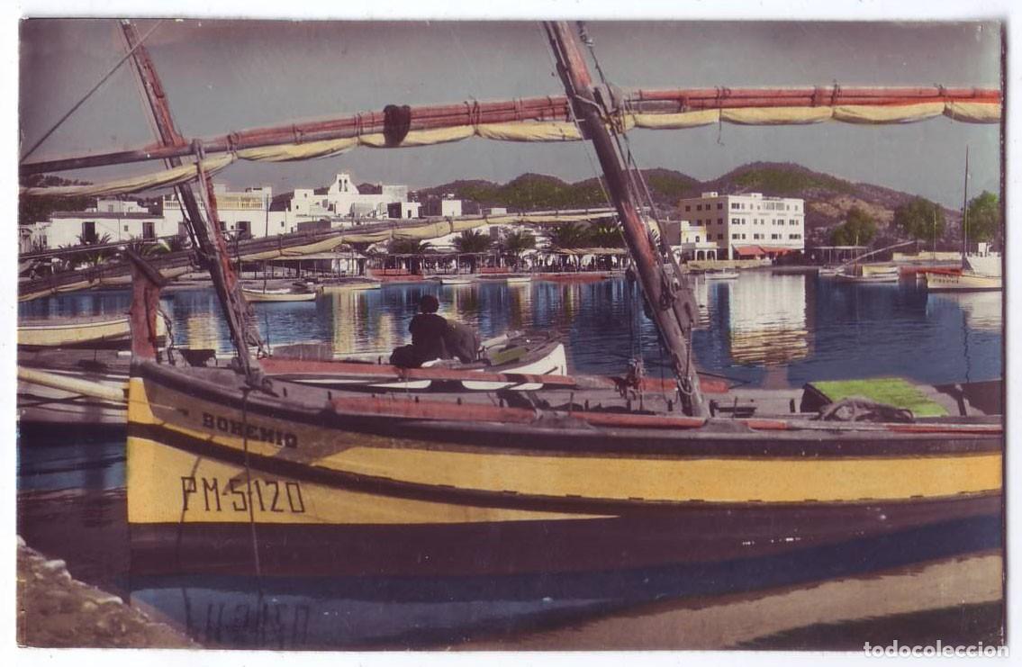 Postales: Ibiza: San Antonio Abad. Hotel San Antonio. Fot. Vi&ntilde;ets. Circulada (A&ntilde;os 50)