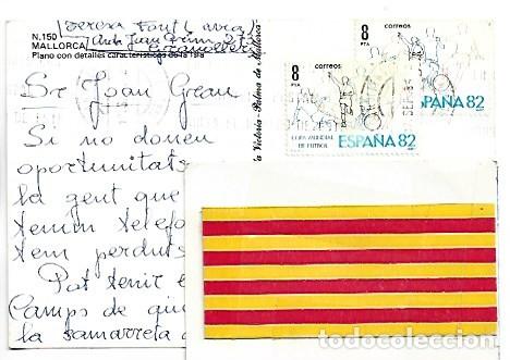 Postales: PLANO CON DETALLES CARACTERISTICOS DE LA ISLA.- MALLORCA - Foto 2