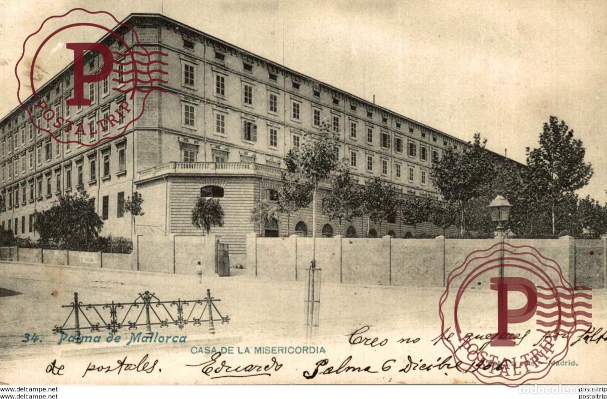 Postales: PALMA DE MALLORCA. CASA DE LA MISERICORDIA. FOT. LACOSTE, 34