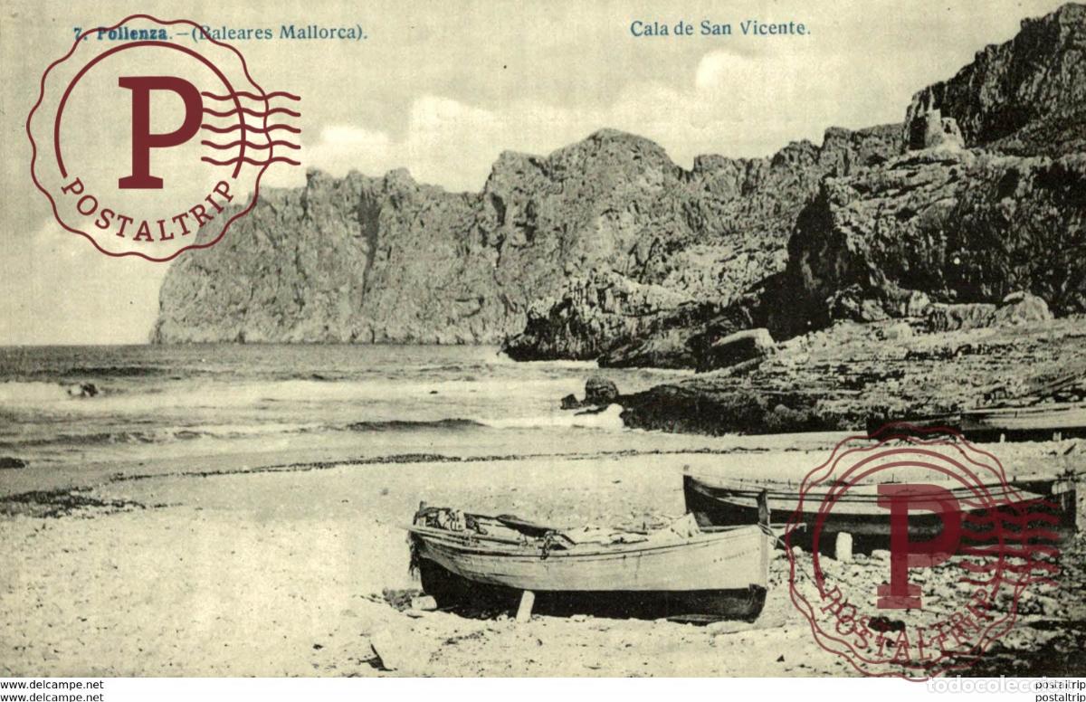 Postales: POLLENZA CALA DE SAN VINCENTE