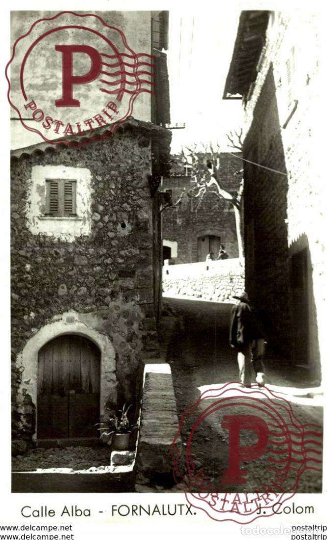 Postales: CALLE ALBA FORNALUTX J COLOM