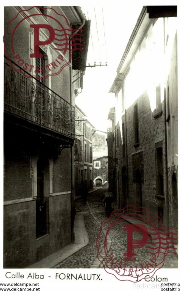 Postales: CALLE ALBA FORNALUTX J COLOM