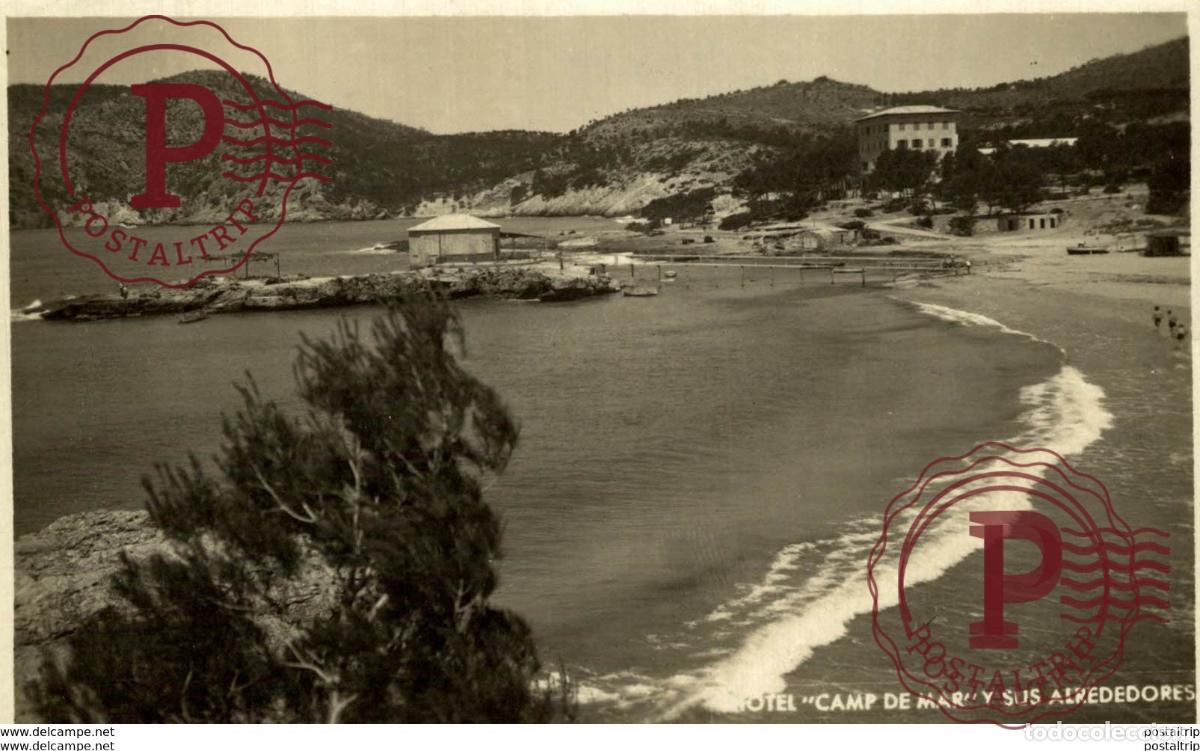Postales: ANDRAITX MALLORCA.- HOTEL CAMP DEL MAR Y SUS ALREDEDORES