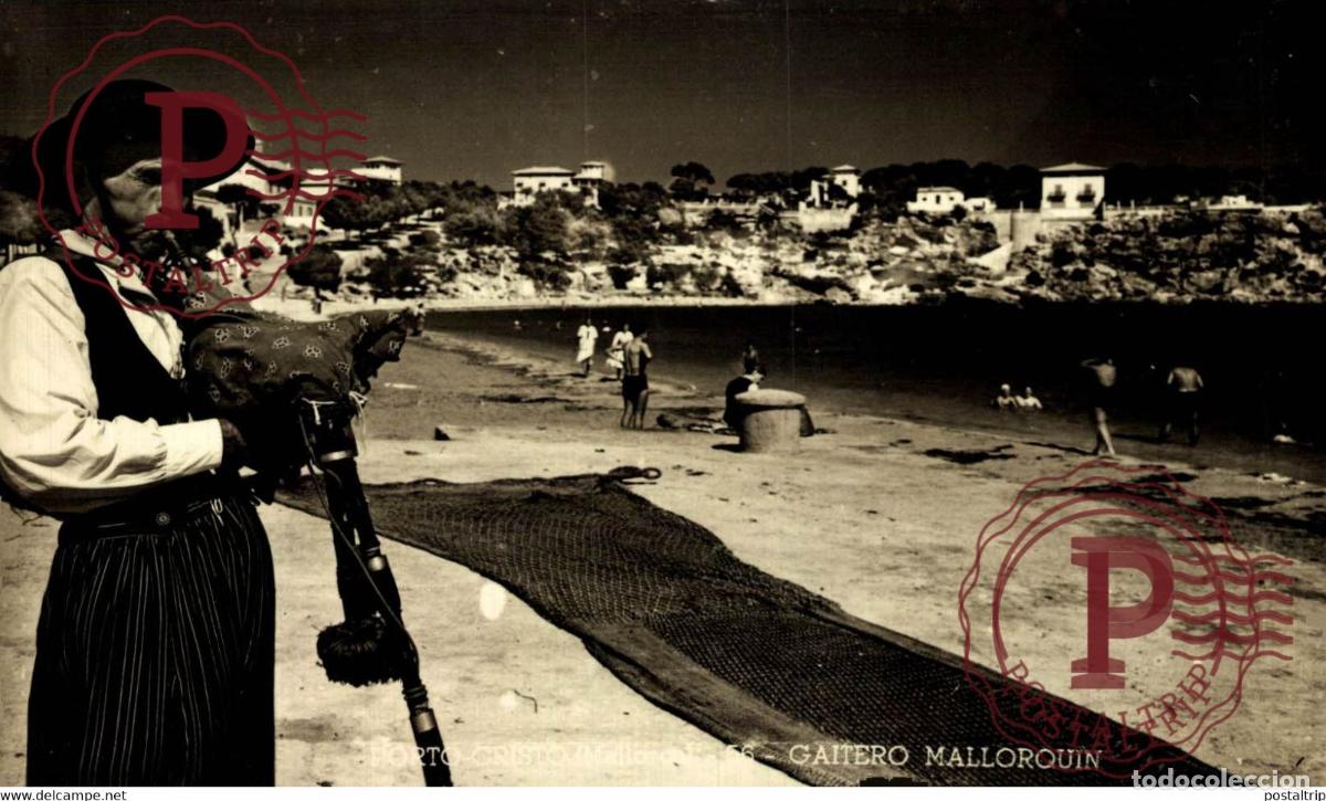 Cartes Postales: MALLORCA. PORTO CRISTO. GAITERO MALLORQUIN.