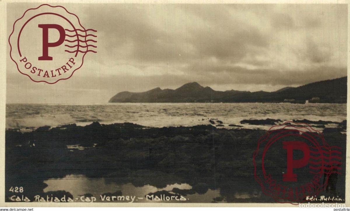 Cartes Postales: MALLORCA. CALA RATJADA. CAP VERMEY. FOTOGRAFICA.