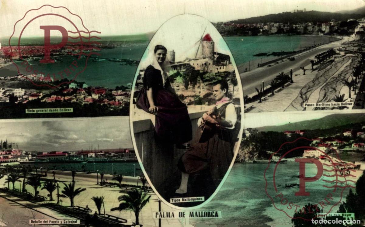 Postales: MALLORCA. PALMA DE MALLORCA MULTIVISTAS