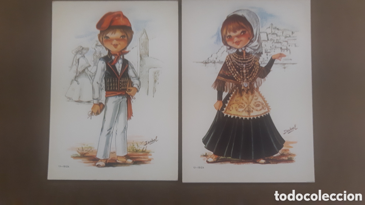 Postales: Trajes regionales Ibiza