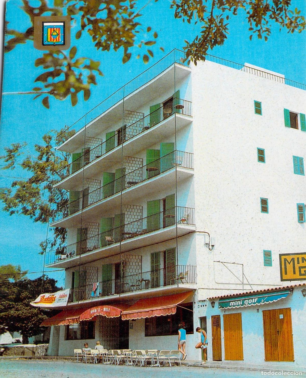 Postales: Postal del Hostal Montemar en San Antonio Abad Ibiza