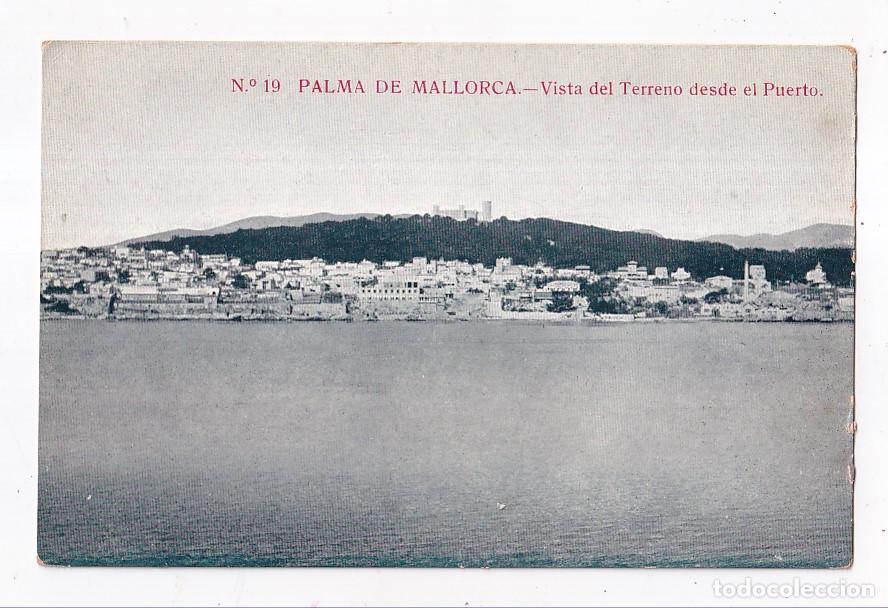 Postales: POSTAL. N&ordm; 19. PALMA DE MALLORCA. VISTA DEL TERRERO DESDE EL PUERTO