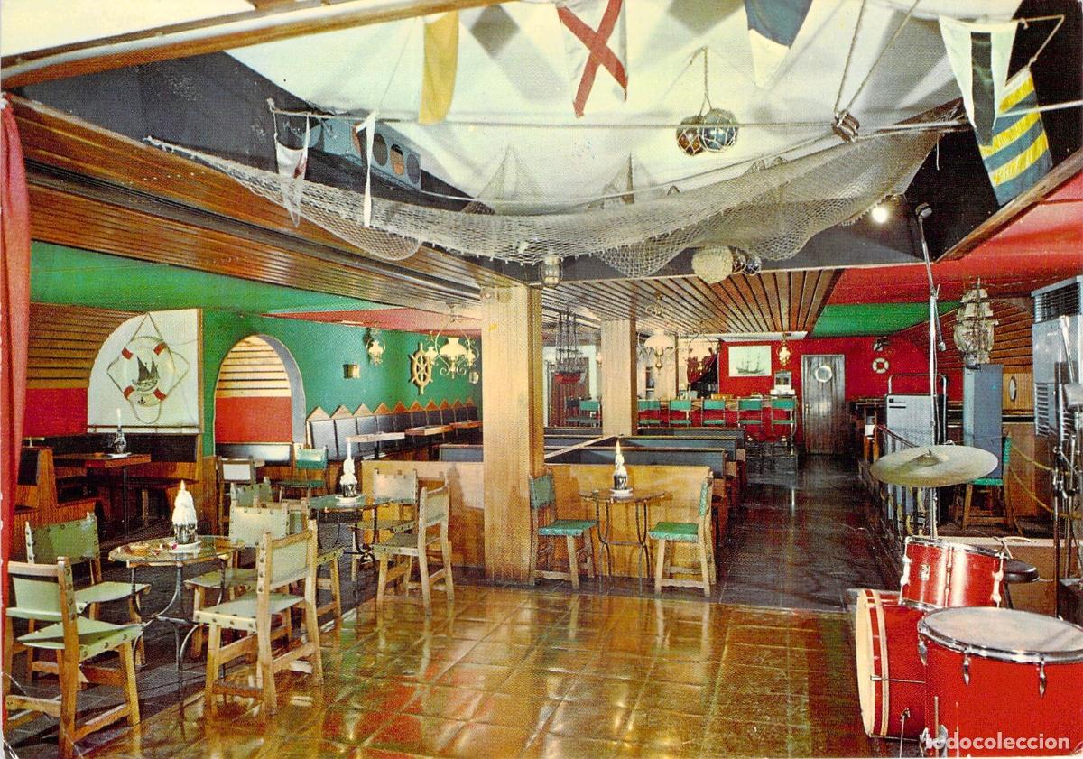 Postales: Postal del Interior del Night-Club Dancing El Barco en Mallorca