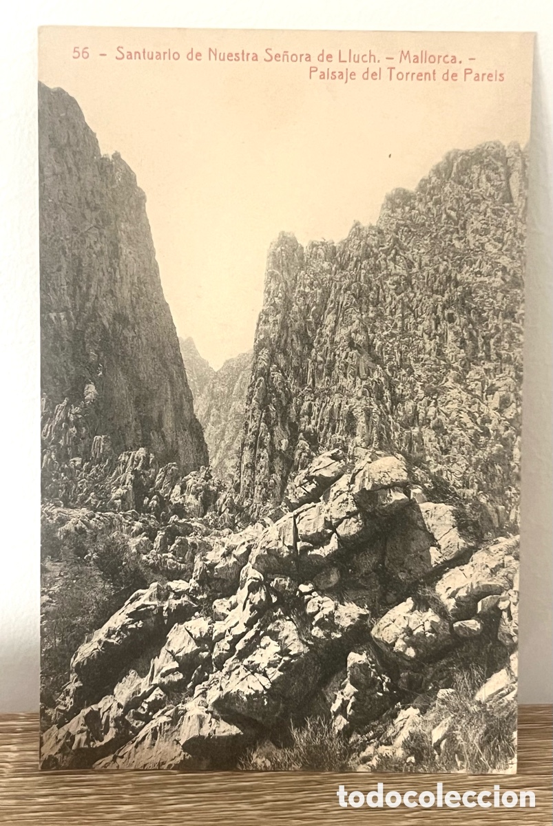 Postales: POSTAL: SANTUARIO DE NUESTRA SE&Ntilde;ORA DE LLUCH - MALLORCA - PAISAJE DEL TORRENT DE PAREIS 56