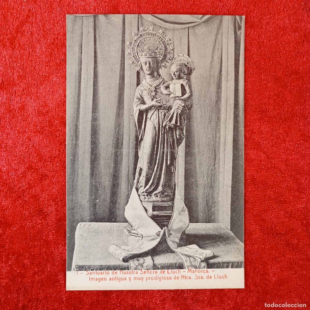 Postales: POSTAL - SANTUARIO DE NUESTRA SE&Ntilde;ORA DE LLUCH - MALLORCA - IMAGEN - RAR&Iacute;SIMA / 1839