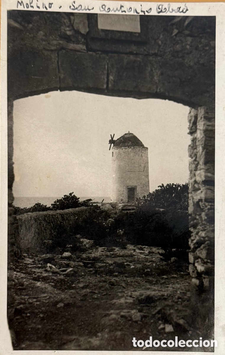Postales: Ibiza molino de San Antonio. Postal fotogr&aacute;fica muy rara