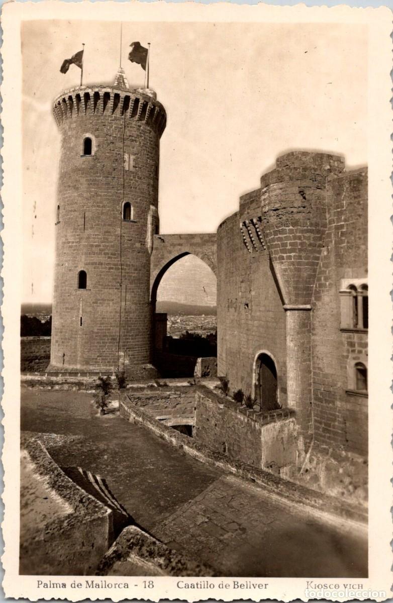 Postales: Palma de Mallorca - Castillo de Bellver - Kiosco Vich 18 - 141x93mm