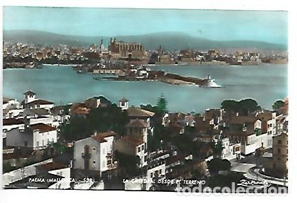Postales: LA CATEDRAL DESDE EL TERRENO.- PALMA / MALLORCA
