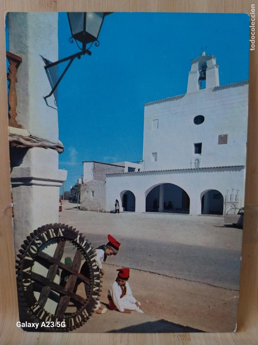 Postales: SAN JOSE IBIZA IGLESIA ED FISA IB 4803 ANIMADA SC ORIGINAL