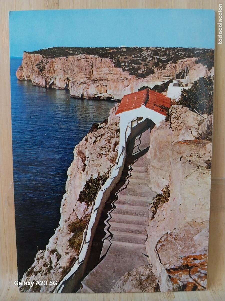 Postales: CALA&acute;N PORTER COVA D&acute;EN XOROI MENORCA ED LUCIA MORA 212 SC ORIGINAL