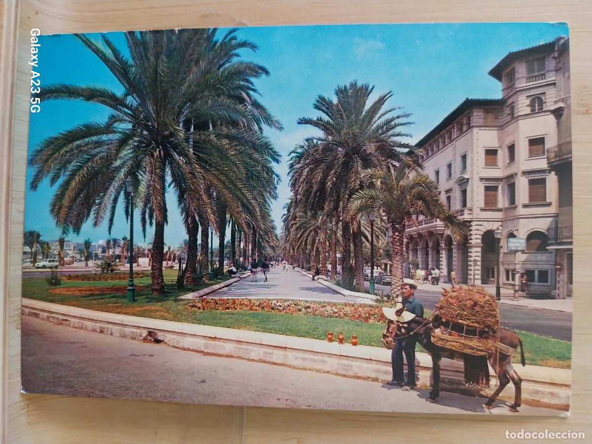 Postales: PASEO DE SAGRERA PALMA MALLORCA ED CASA PLANAS ANIMADA A&Ntilde;O 1969