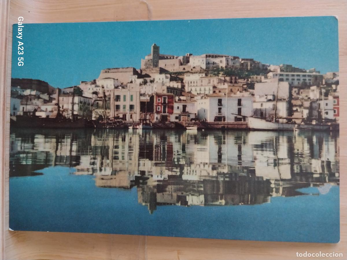 Postales: IBIZA REFLEJOS EN EL PUERTO ED CAMPA&Ntilde;A PUIG FERRAN SERIE II 3605 SC ORIGINAL +