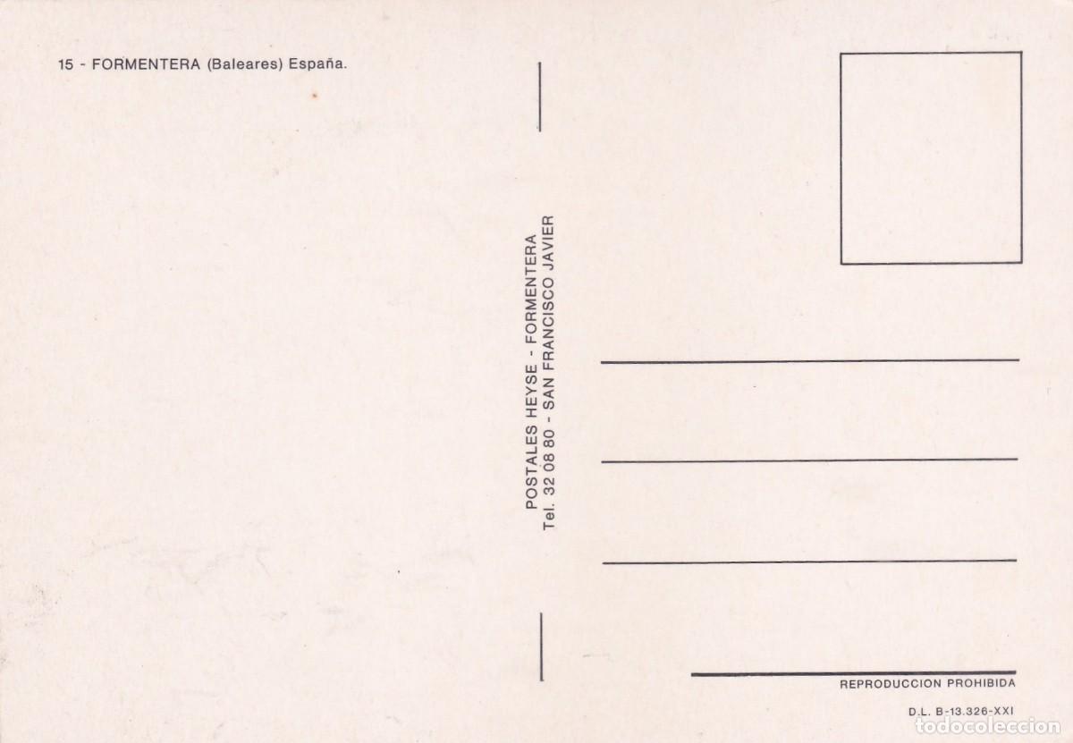 Postales: MAPA ISLA DE FORMENTERA. VISTAS VARIAS (1978) - Foto 2